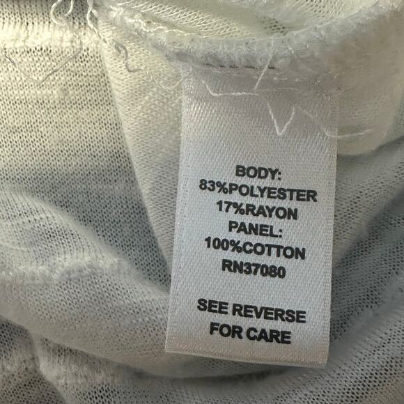 Cato Off White V-Neck Eyelet Trim Short Sleeve Tunic Top Size M - Picture 5 of 8